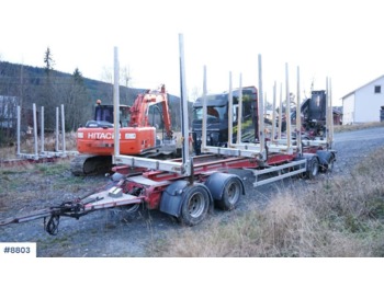 Remolque forestal, Remolque MST 4 axle Timber trailer.: foto 1