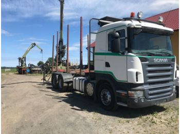 SCANIA -R 560+ Loglift 96 - Remolque forestal