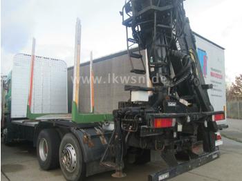 Scania R480 LB 6x2*4HNA RETARDER HIAB 1140Z Kran Alucar  - Remolque forestal