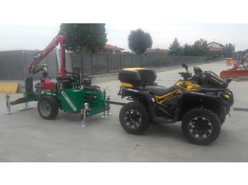 Maquinaria forestal TECNOMECCANICA Spaccalegna orizzontale con gru