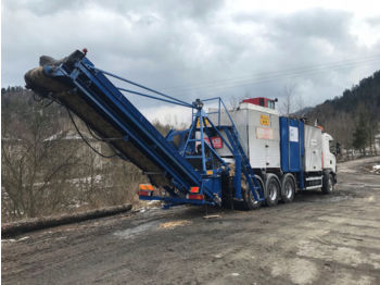  -Rębak zabudowany na podwoziu pojazdu Scania - Trituradora de madera