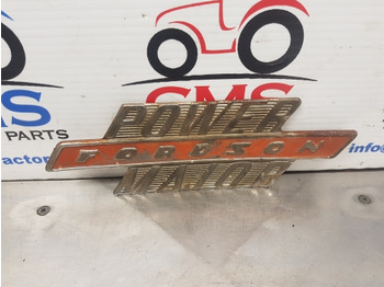  Fordson Power Major Badge Chrome And Orange - Carrocería y exterior