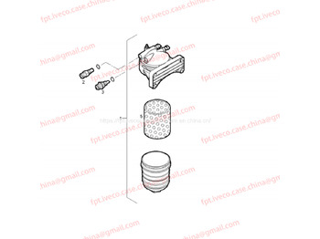 Filtro de combustible FPT IVECO CASE Cursor9Bus F2CFE612D*J231/F2CFE612A*J098 5802748674 ENGINE COMPLETE 5802748674