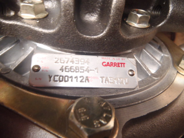 Turbocompresor para Maquinaria de construcción nuevo Garrett TA3120 - 466854-1: foto 3