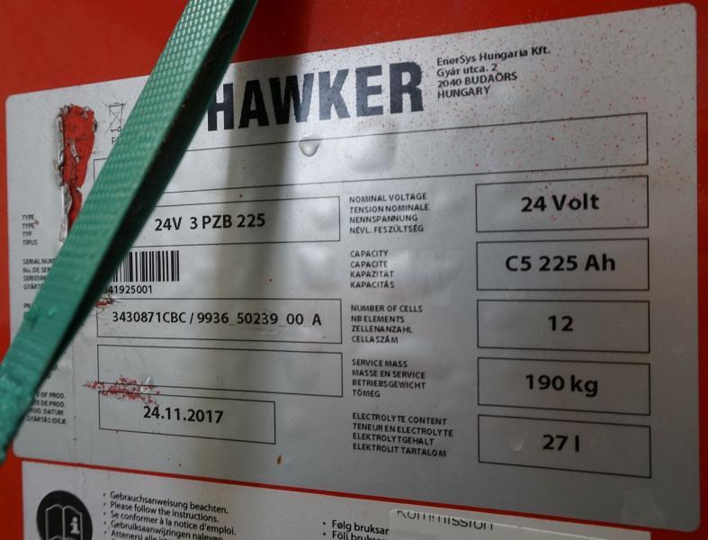 Acumulador HAWKER 24 Volt 3 PzB 225 Ah: foto 5