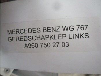 Cabina e interior para Camión Mercedes-Benz ACTROS A 960 750 27 03 GEREEDSCHAPKLEP LINKS EURO 6: foto 2