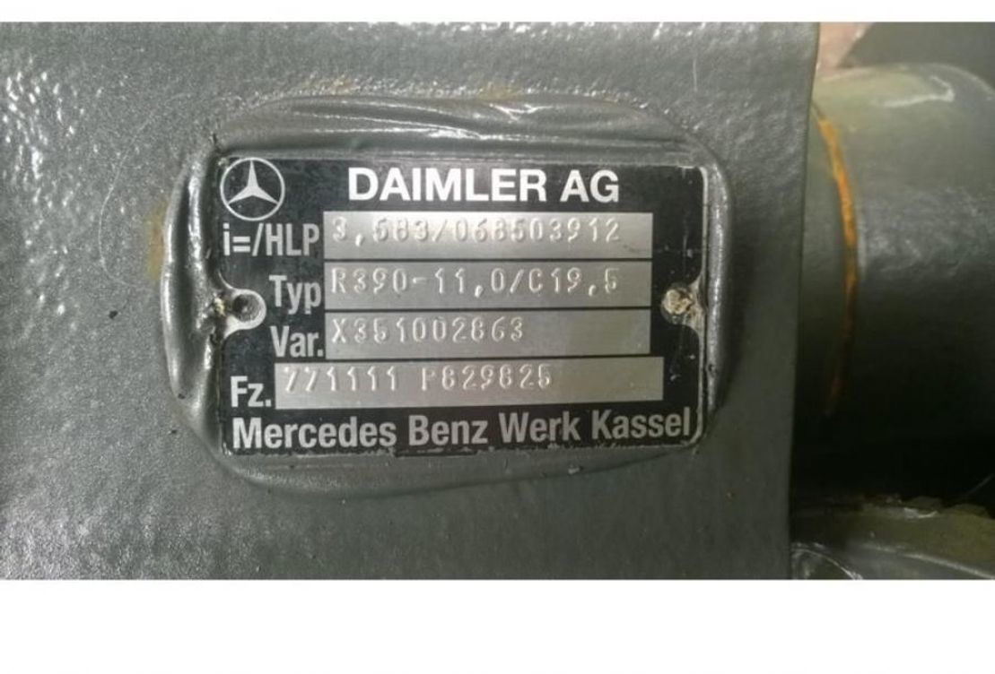 Eje posterior para Camión Mercedes Benz Differentieel R390-11.0/C19.5: foto 3