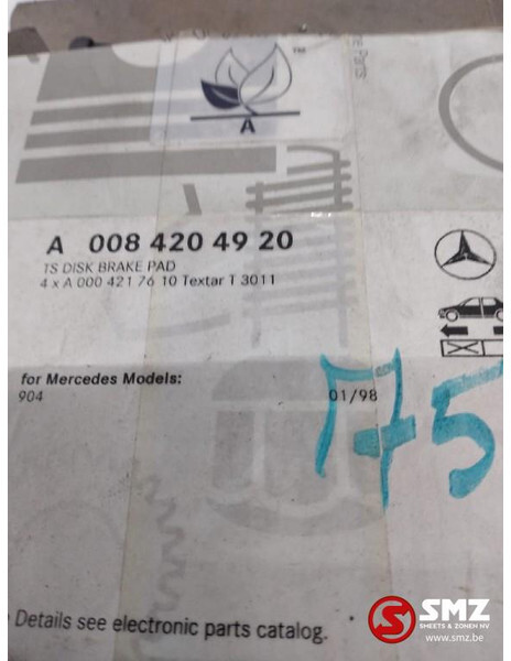 Pastillas de freno para Camión nuevo Mercedes-Benz Set remblokken mercedes sprinter w901-w905 a008420: foto 2