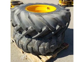  16.5/85-24 Tyres &amp; Rims to suit JCB Telehandler (2 of) - Neumáticos y llantas