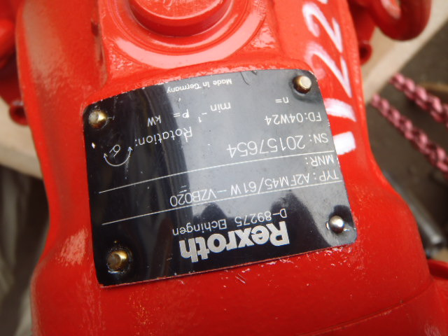 Reductor de giro para Maquinaria de construcción Rexroth A2FM45/61W-VZB020 -: foto 5