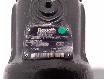 Reductor de giro para Maquinaria de construcción Rexroth A2FM56/61W-VAB020FJ -: foto 5