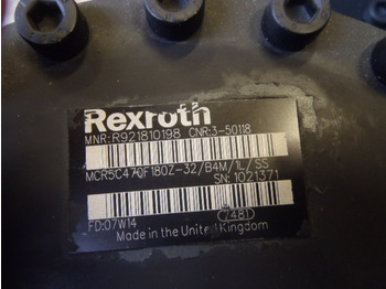 Motor hidráulico para Maquinaria de construcción nuevo Rexroth MCR5A470F180Z-32/B4M/1L/SS -: foto 3