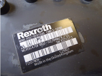 Motor hidráulico para Maquinaria de construcción nuevo Rexroth MCR5A470F180Z-32/B4M/1L/SS -: foto 3