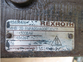 Reductor de giro para Maquinaria de construcción Rexroth MHB20FNPA20/A00RT20V11 -: foto 5