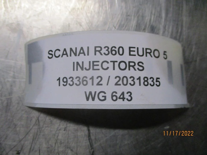 Motor y piezas para Camión Scania 1933612/2031835 INJECTORS R 360 EURO 5: foto 2