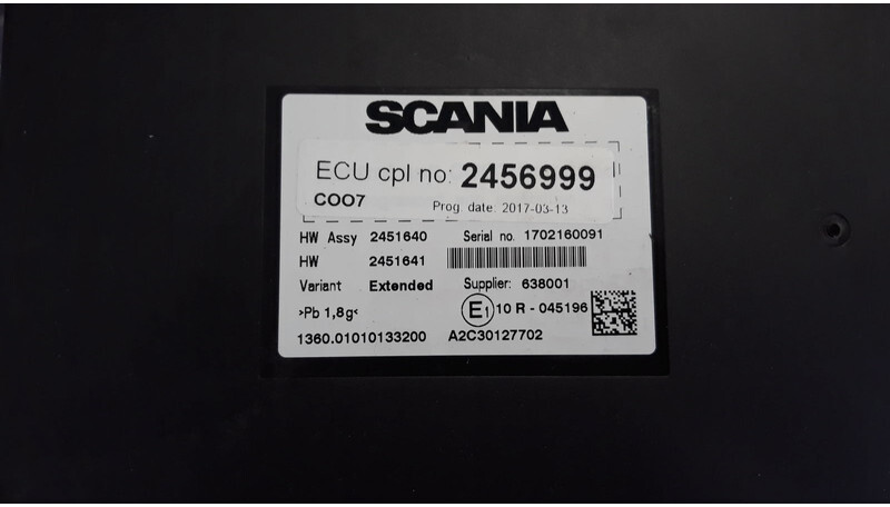 Piezas de recambio para Camión Scania ECU DC1305 COO7 ignition with key: foto 3