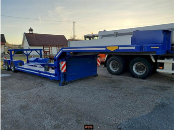 Broshuis 2 axle Lowboy trailer with extension for boat tran - Remolque