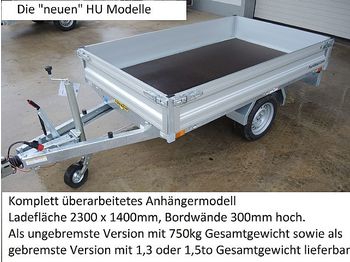 Remolque de coche nuevo Humbaur - HU132314 Hochlader gebremst 1,3to: foto 1