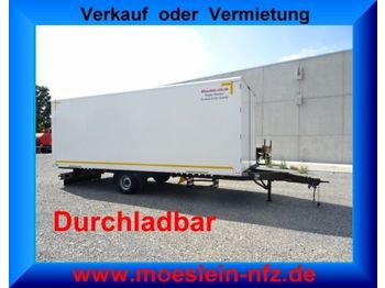 Möslein 1 Achs Kofferanhänger  Durchladbar, 7,10 m  - Remolque caja cerrada
