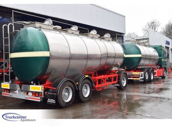 Burg 40000 liter, Inox - Edelstahl, BPW, Combi with Volvo - Remolque cisterna