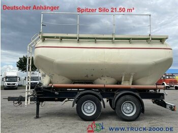  Tonne Spitzer Silo 21.50 m³ Staub.- Rieselgüter - Remolque cisterna