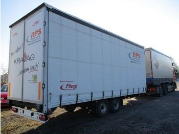 Fliegl TPS 100 Tandem, Schiebegardine  - Remolque con toldo