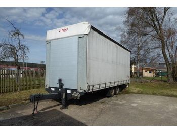 Fliegl TPS 100 mit Portaltüren, 10.500 Kg zul. GGW  - Remolque con toldo