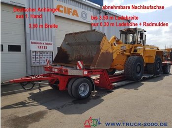 Fliegl ZTS200  Tieflader Land + Baumaschinen 30cm Höhe - Remolque góndola rebajadas