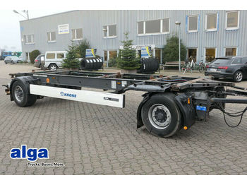 Remolque portacontenedore/ intercambiable Krone AZ, Scheibe, Luft, BPW-Achsen, TOP