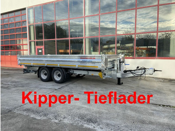 Möslein  Kipper Tieflader, Breite Reifen, 5,70 m lang--  - Remolque volquete