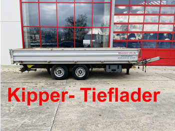Möslein  Tandemkipper- Tieflader 5,50 m lang  - Remolque volquete