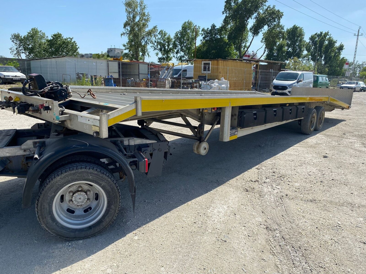 Semirremolque portavehículos Baldinger - car transport trailer - 10m: foto 8
