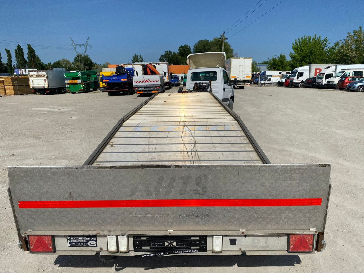 Semirremolque portavehículos Baldinger - car transport trailer - 10m: foto 3