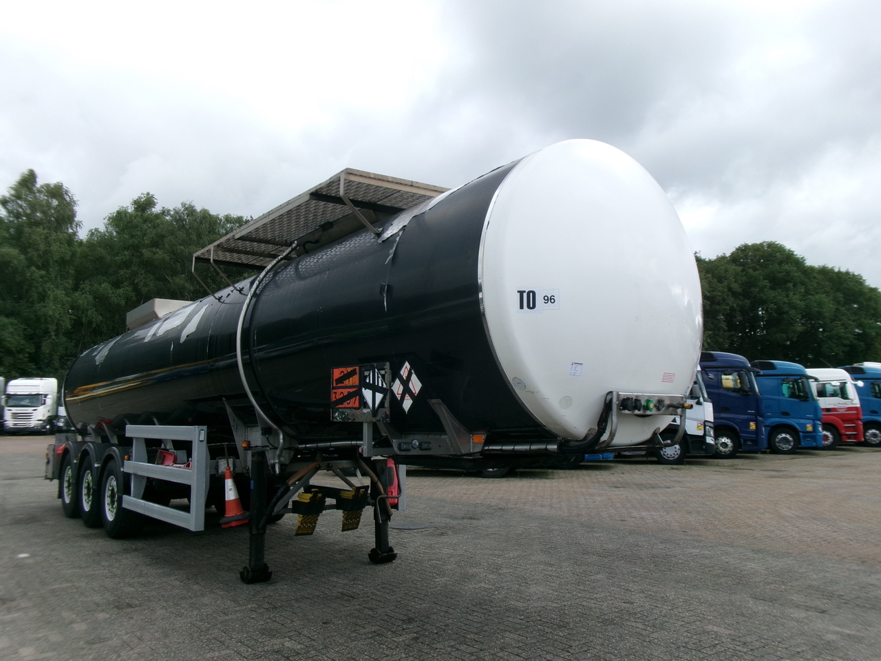 Semirremolque cisterna para transporte de betún Clayton Bitumen tank inox 31 m3 / 1 comp: foto 2