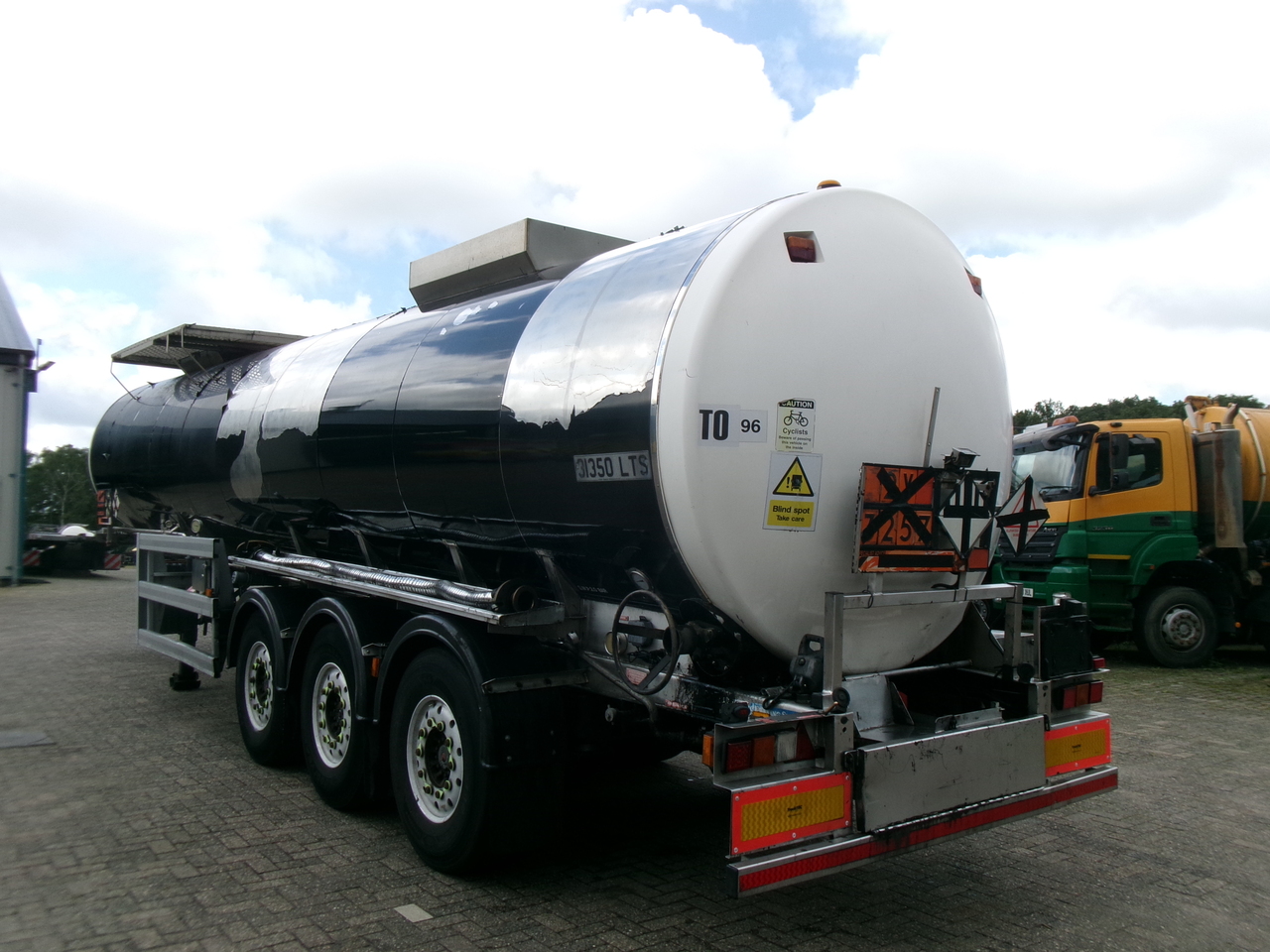 Semirremolque cisterna para transporte de betún Clayton Bitumen tank inox 31 m3 / 1 comp: foto 3