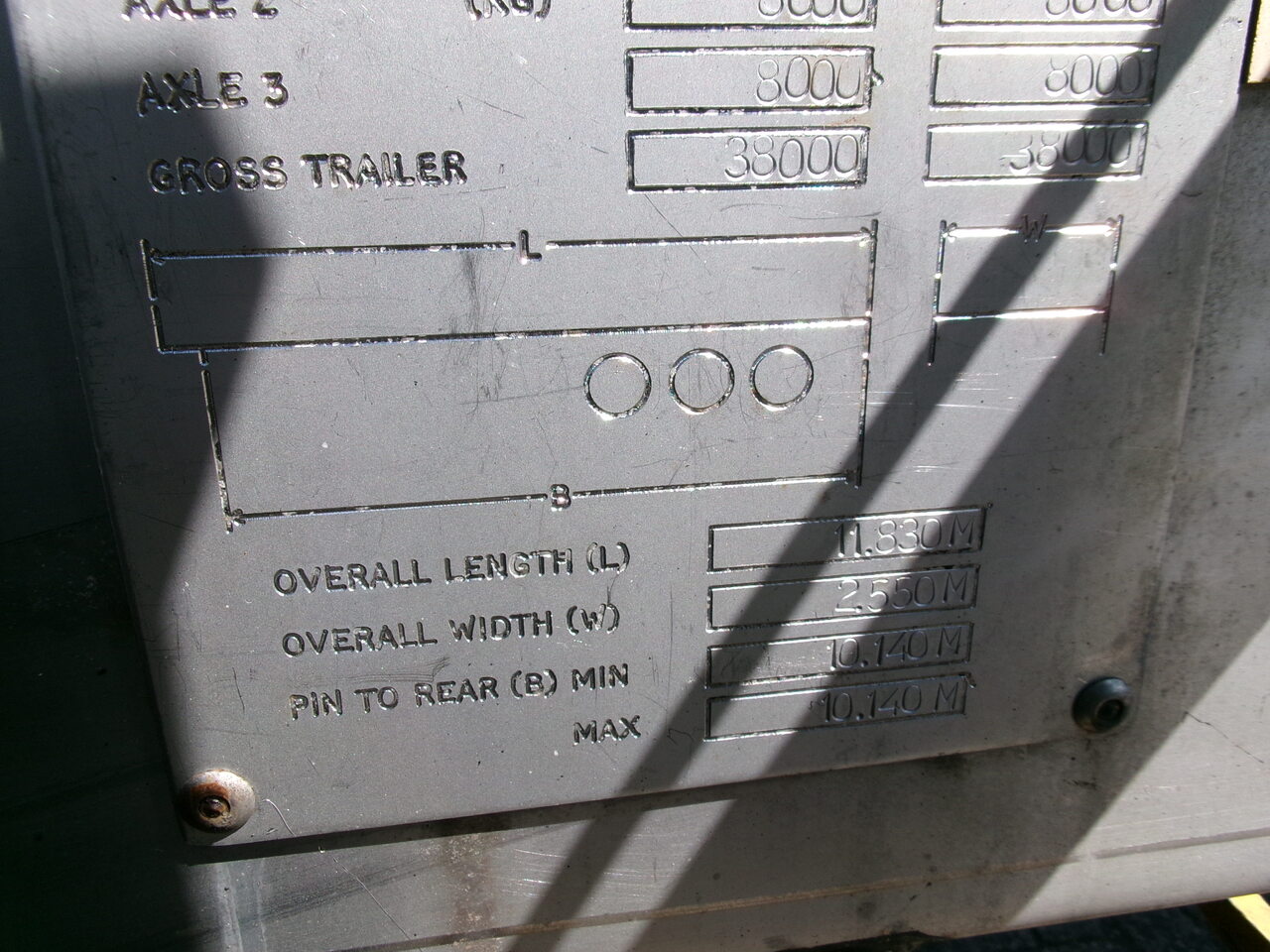 Leasing de Clayton Bitumen tank inox 33 m3 / 1 comp + ADR Clayton Bitumen tank inox 33 m3 / 1 comp + ADR: foto 16