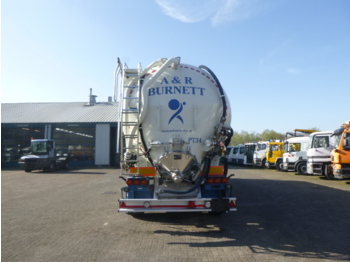 Semirremolque cisterna para transporte de harina Feldbinder Powder tank alu 60 m3 / Compressor diesel engine.: foto 5