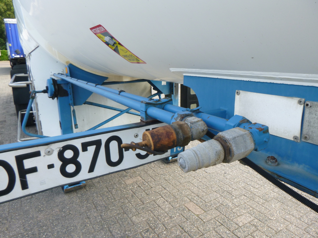 Semirremolque cisterna para transporte de gas Guhur Low-pressure gas tank steel 31.5 m3 / 10 bar (methyl chloride): foto 15