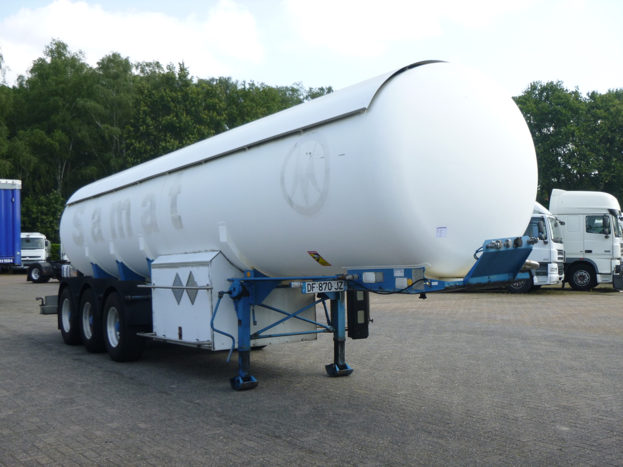 Semirremolque cisterna para transporte de gas Guhur Low-pressure gas tank steel 31.5 m3 / 10 bar (methyl chloride): foto 2