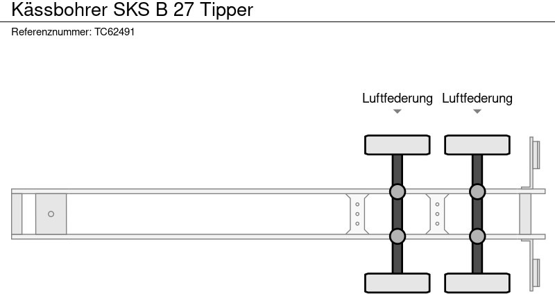 Semirremolque volquete nuevo Kässbohrer SKS B 27 Tipper: foto 11