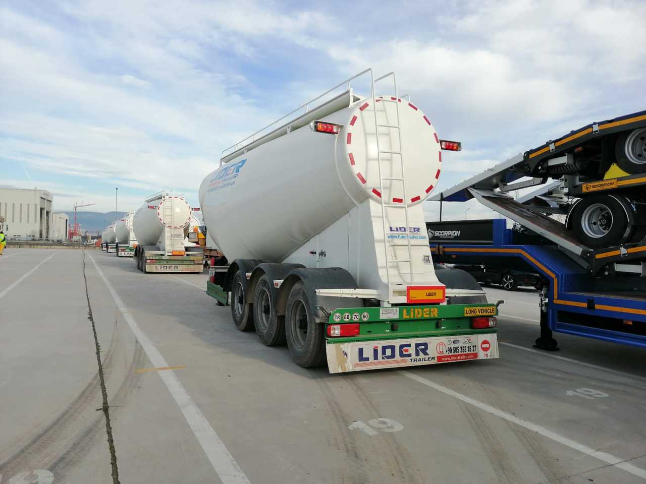 Semirremolque cisterna para transporte de cemento nuevo LIDER 2024 MODEL NEW CEMENT TANKER: foto 19