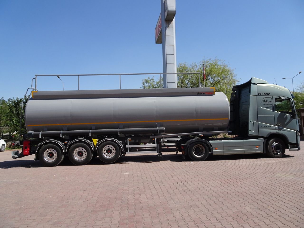 Semirremolque cisterna para transporte de substancias químicas nuevo NURSAN Slurry Tanker: foto 4