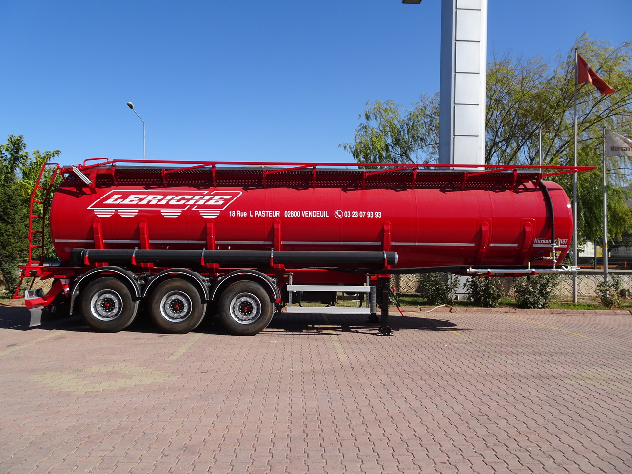 Semirremolque cisterna para transporte de substancias químicas nuevo NURSAN Slurry Tanker: foto 11