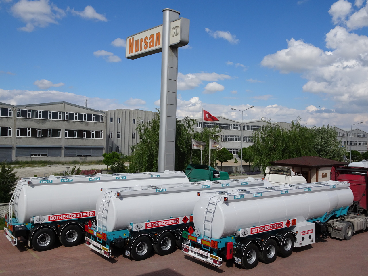 Semirremolque cisterna para transporte de combustible nuevo NURSAN Steel Fuel Tanker: foto 5