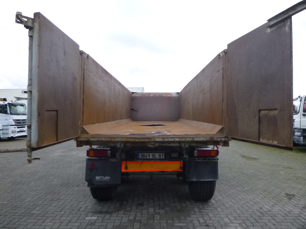 Semirremolque volquete Robuste Kaiser Tipper trailer steel 24 m3 + tarpaulin: foto 7
