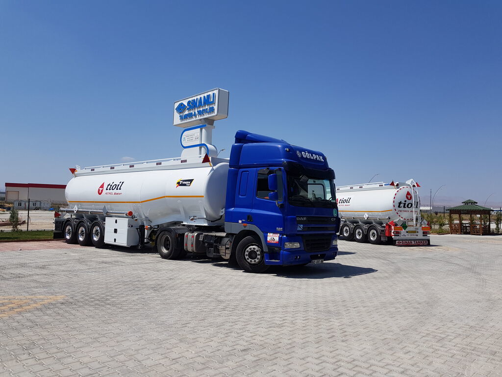 Semirremolque cisterna para transporte de combustible nuevo SINAN TANKER-TREYLER Aluminium, fuel tanker- Бензовоз Алюминьевый: foto 8