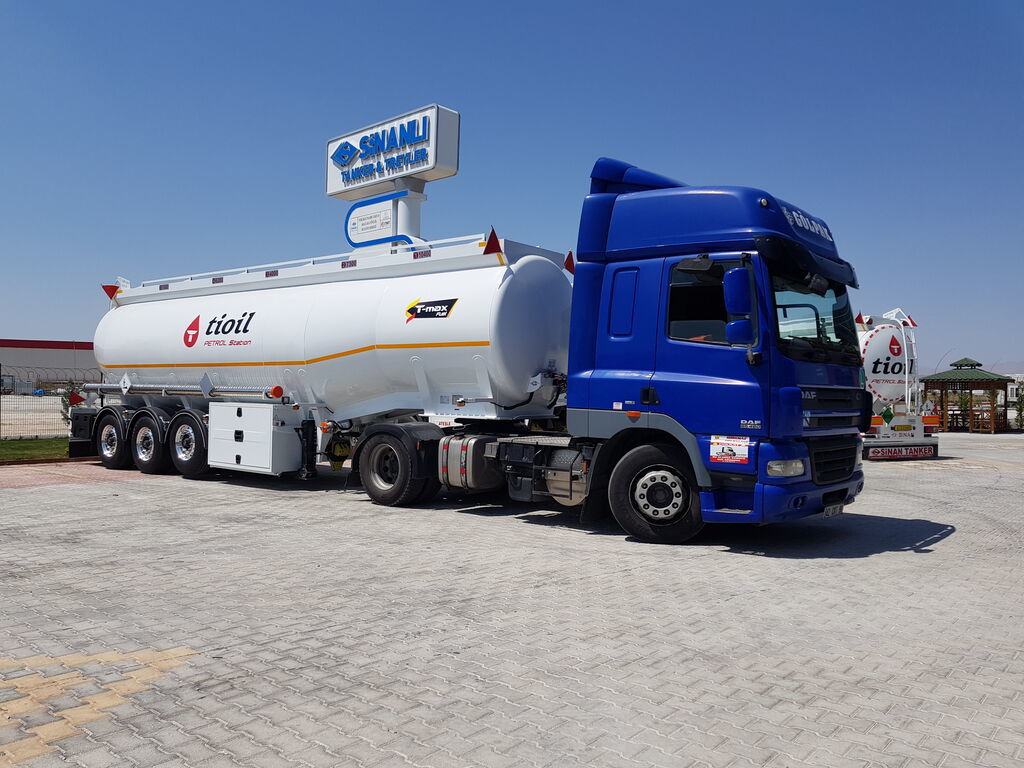 Semirremolque cisterna para transporte de combustible nuevo SINAN TANKER-TREYLER Aluminium, fuel tanker- Бензовоз Алюминьевый: foto 7