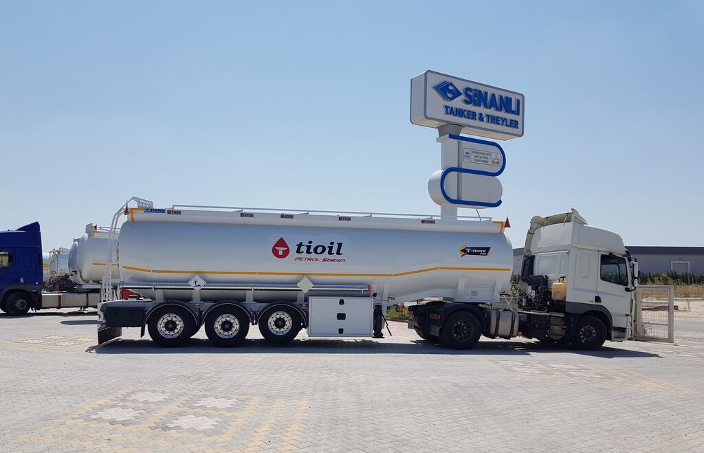 Semirremolque cisterna para transporte de combustible nuevo SINAN TANKER-TREYLER Aluminium, fuel tanker- Бензовоз Алюминьевый: foto 6