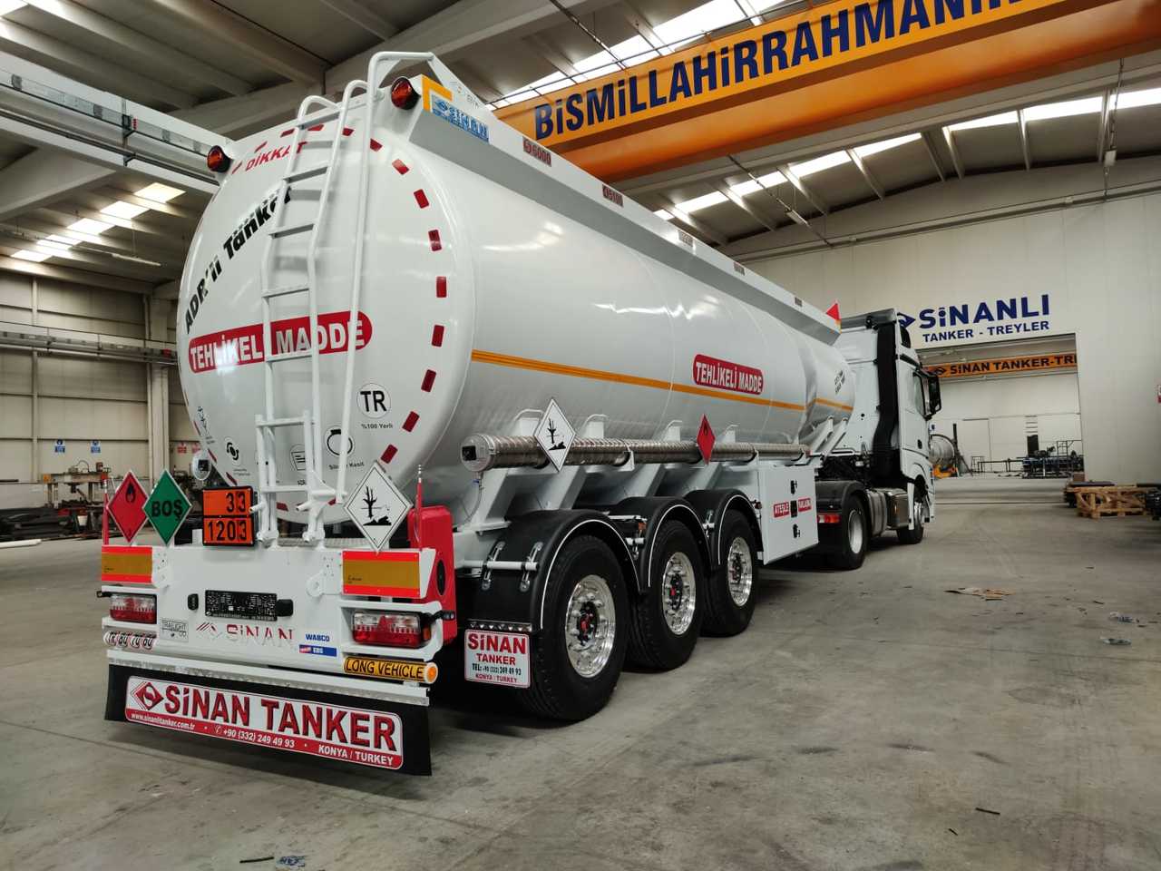 Semirremolque cisterna para transporte de combustible nuevo SINAN TANKER-TREYLER Aluminium, fuel tanker- Бензовоз Алюминьевый: foto 21