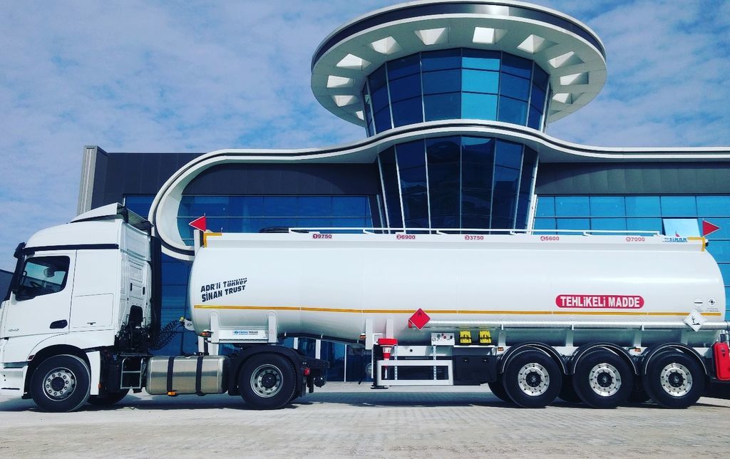 Semirremolque cisterna para transporte de combustible nuevo SINAN TANKER-TREYLER Aluminium, fuel tanker- Бензовоз Алюминьевый: foto 14